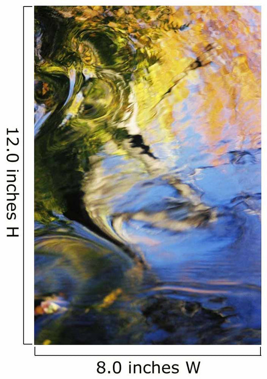 Colorful Reflections Water Wall Decal Design 1