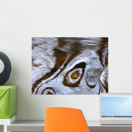 Ripples and Reflections Water Wall Decal Design 5