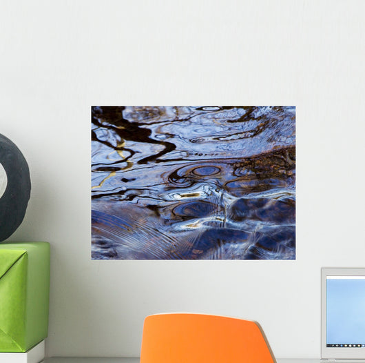 Ripples and Reflections Water Wall Decal Design 2
