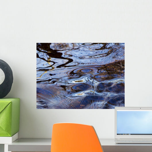 Ripples and Reflections Water Wall Decal Design 2