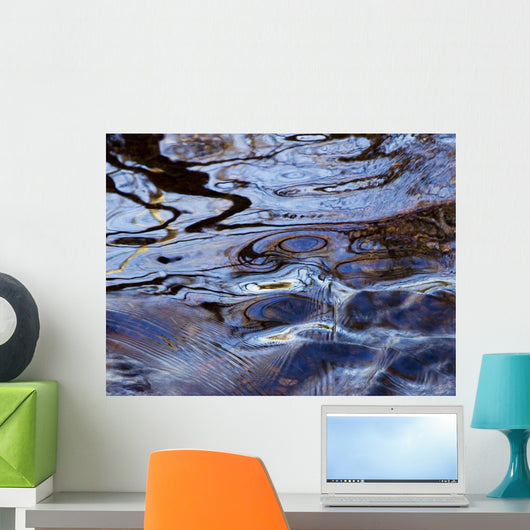 Ripples and Reflections Water Wall Decal Design 2