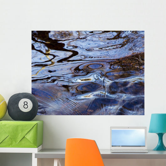 Ripples and Reflections Water Wall Decal Design 2