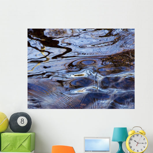Ripples and Reflections Water Wall Decal Design 2