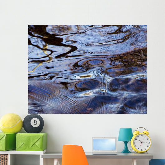 Ripples and Reflections Water Wall Decal Design 2
