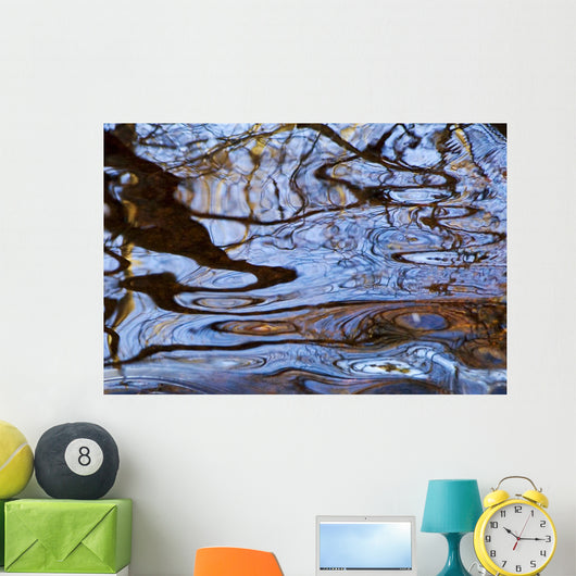 Ripples and Reflections Water Wall Decal Design 1
