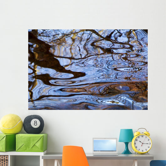 Ripples and Reflections Water Wall Decal Design 1