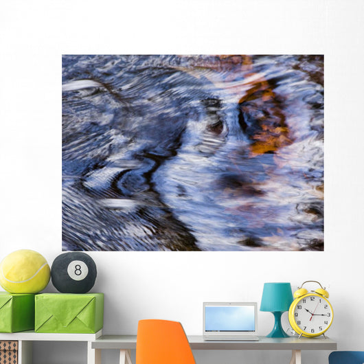 Reflections and Leaves Wall Decal Design 4