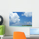 French Polynesia Tahiti Lagoon Wall Decal Design 4