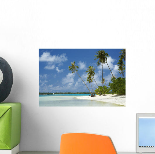 French Polynesia Tahiti Lagoon Wall Decal Design 3