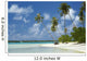 French Polynesia Tahiti Lagoon Wall Decal Design 3