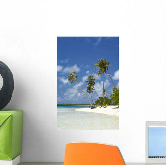 French Polynesia Tahiti Lagoon Wall Decal Design 2