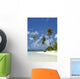 French Polynesia Tahiti Lagoon Wall Decal Design 2