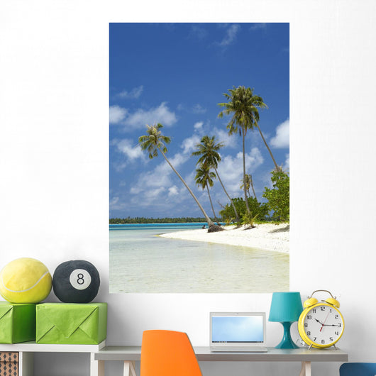 French Polynesia Tahiti Lagoon Wall Decal Design 2