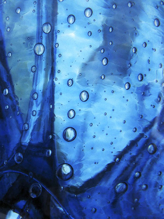 Extreme Close-up Water Droplets Wall Decal