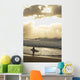 USA Hawaii Oahu Surfer Wall Decal