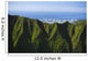 USA Hawaii Oahu Aerial Wall Decal