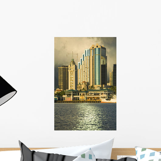 USA Hawaii Oahu Downtown Wall Decal