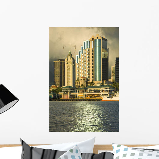 USA Hawaii Oahu Downtown Wall Decal