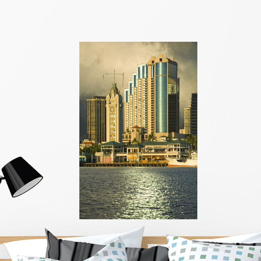 USA Hawaii Oahu Downtown Wall Decal