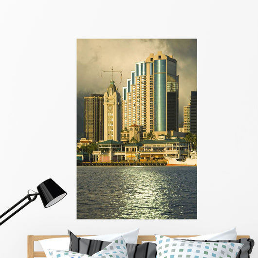 USA Hawaii Oahu Downtown Wall Decal