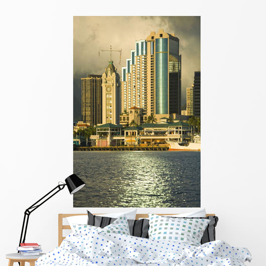 USA Hawaii Oahu Downtown Wall Decal
