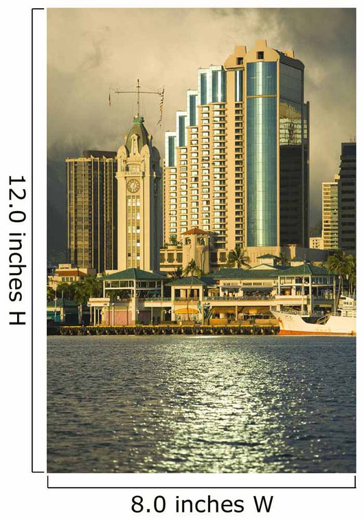 USA Hawaii Oahu Downtown Wall Decal