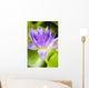 Hawaii Purple Lotus Blossom Wall Decal Design 2