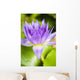Hawaii Purple Lotus Blossom Wall Decal Design 2