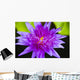 Hawaii Purple Lotus Blossom Wall Decal Design 1
