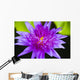 Hawaii Purple Lotus Blossom Wall Decal Design 1