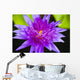 Hawaii Purple Lotus Blossom Wall Decal Design 1