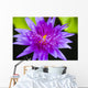 Hawaii Purple Lotus Blossom Wall Decal Design 1