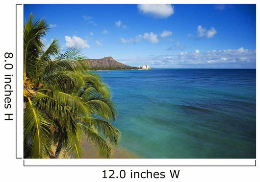 USA Hawaii Honolulu Diamond Wall Decal