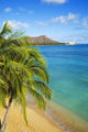 Hawaii Waikiki Diamond Head Wall Decal
