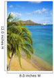 Hawaii Waikiki Diamond Head Wall Decal