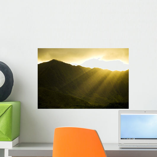 USA Hawaii Sunlight over Wall Decal