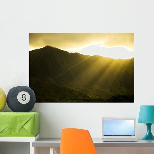 USA Hawaii Sunlight over Wall Decal