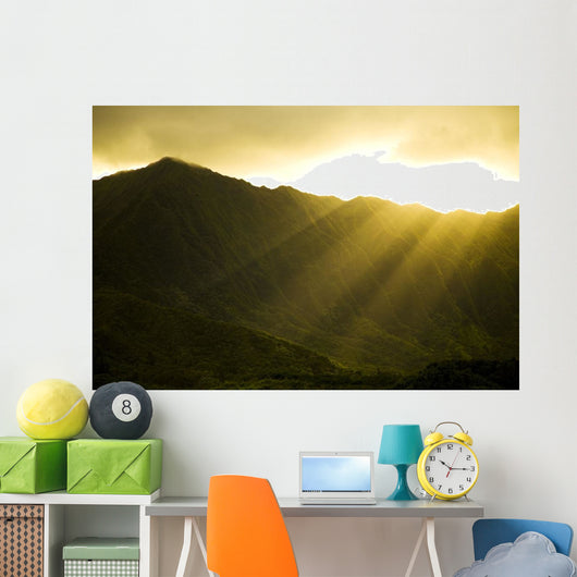 USA Hawaii Sunlight over Wall Decal
