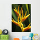 Hawaii Maui Orange Heliconia Wall Decal