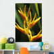 Hawaii Maui Orange Heliconia Wall Decal