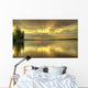 Colorful Sunrise Waskesiu Lake Wall Decal