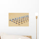 Beach Chairs and Umbrellas Wall Decal