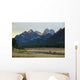 Moose Grazing Sunset with Wall Decal