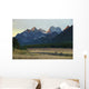 Moose Grazing Sunset with Wall Decal