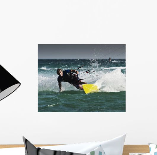 Man Kitesurfing Wall Decal