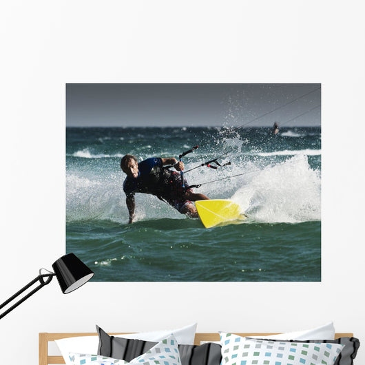 Man Kitesurfing Wall Decal