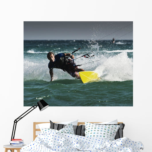 Man Kitesurfing Wall Decal
