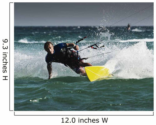 Man Kitesurfing Wall Decal