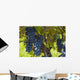 Grapes Vine Wall Decal Design 2