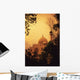 India Taj Mahal Dusk Wall Decal